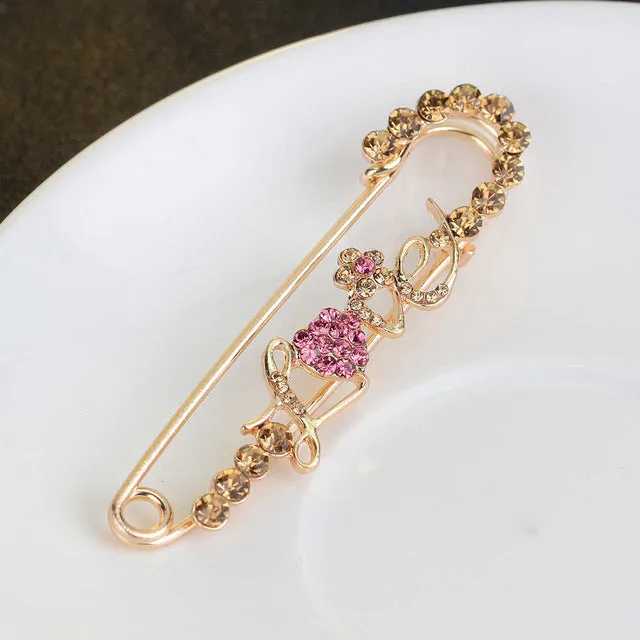 Large Brooch  vintage brooch female fashion broche hijab pins and brooches for women animal  pins broches jewelry fashion