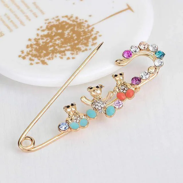 Large Brooch  vintage brooch female fashion broche hijab pins and brooches for women animal  pins broches jewelry fashion