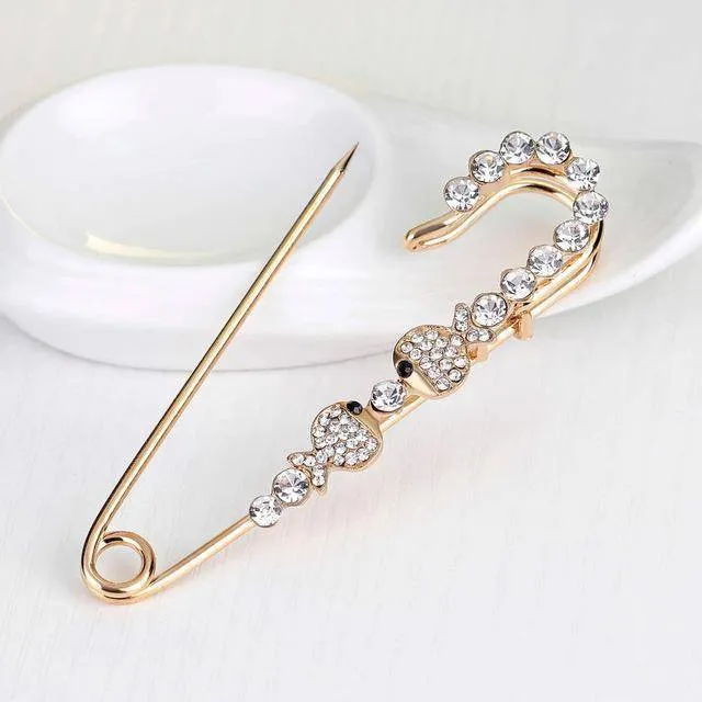 Large Brooch  vintage brooch female fashion broche hijab pins and brooches for women animal  pins broches jewelry fashion