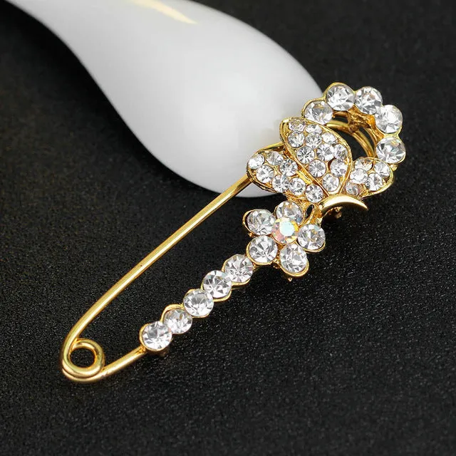 Large Brooch  vintage brooch female fashion broche hijab pins and brooches for women animal  pins broches jewelry fashion