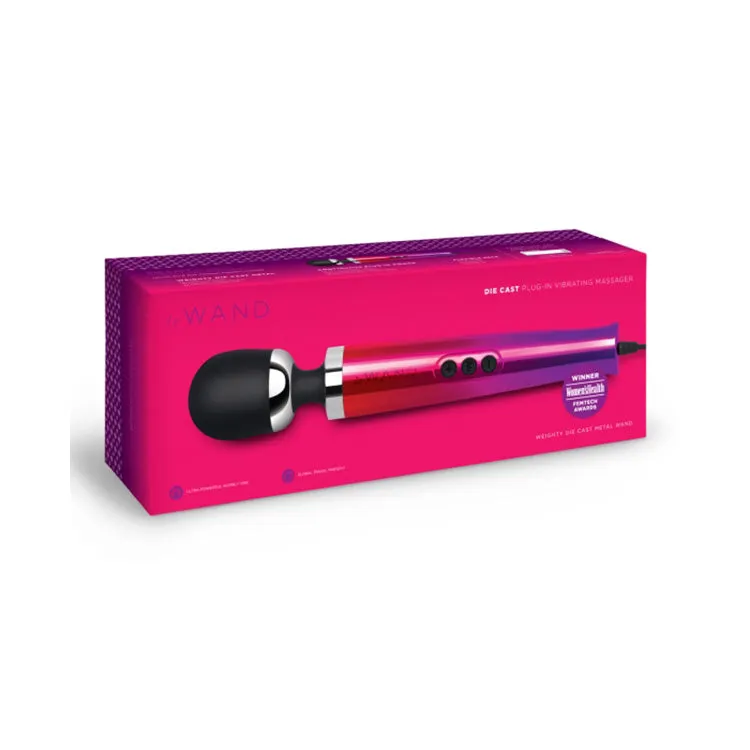 Le Wand Die Cast Ombré Plug-In Vibrating Wand