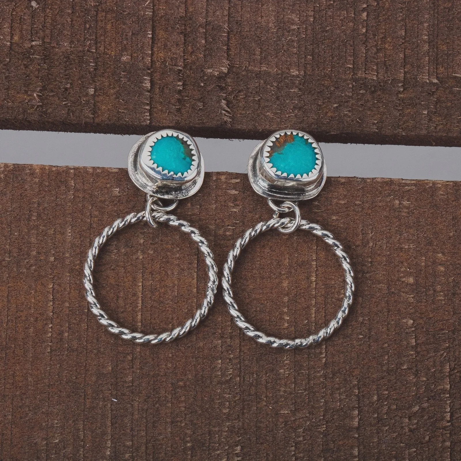 Lilah Earrings | Blue Kingman Turquoise