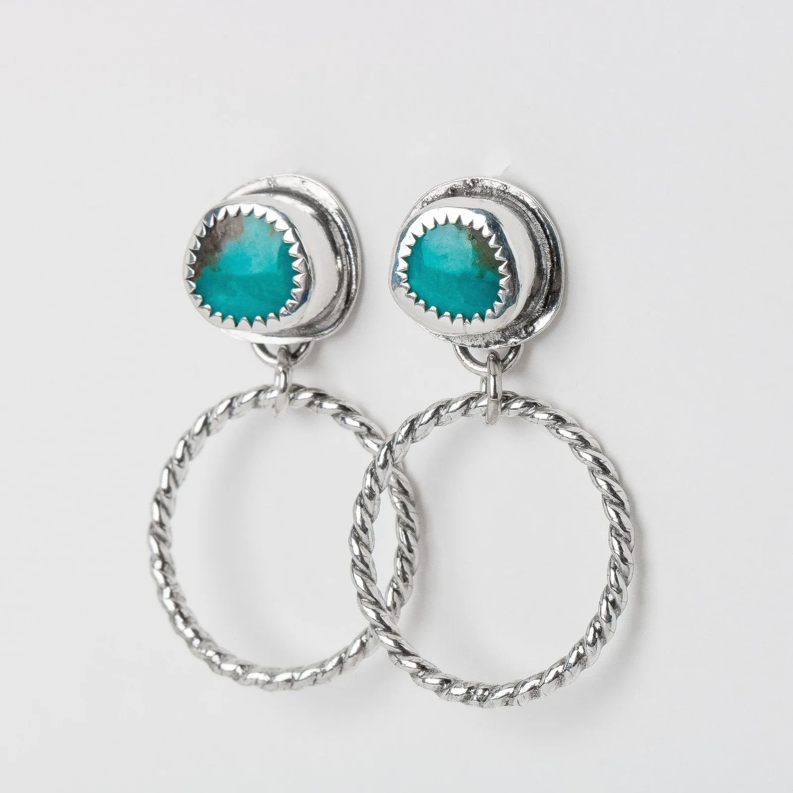 Lilah Earrings | Blue Kingman Turquoise