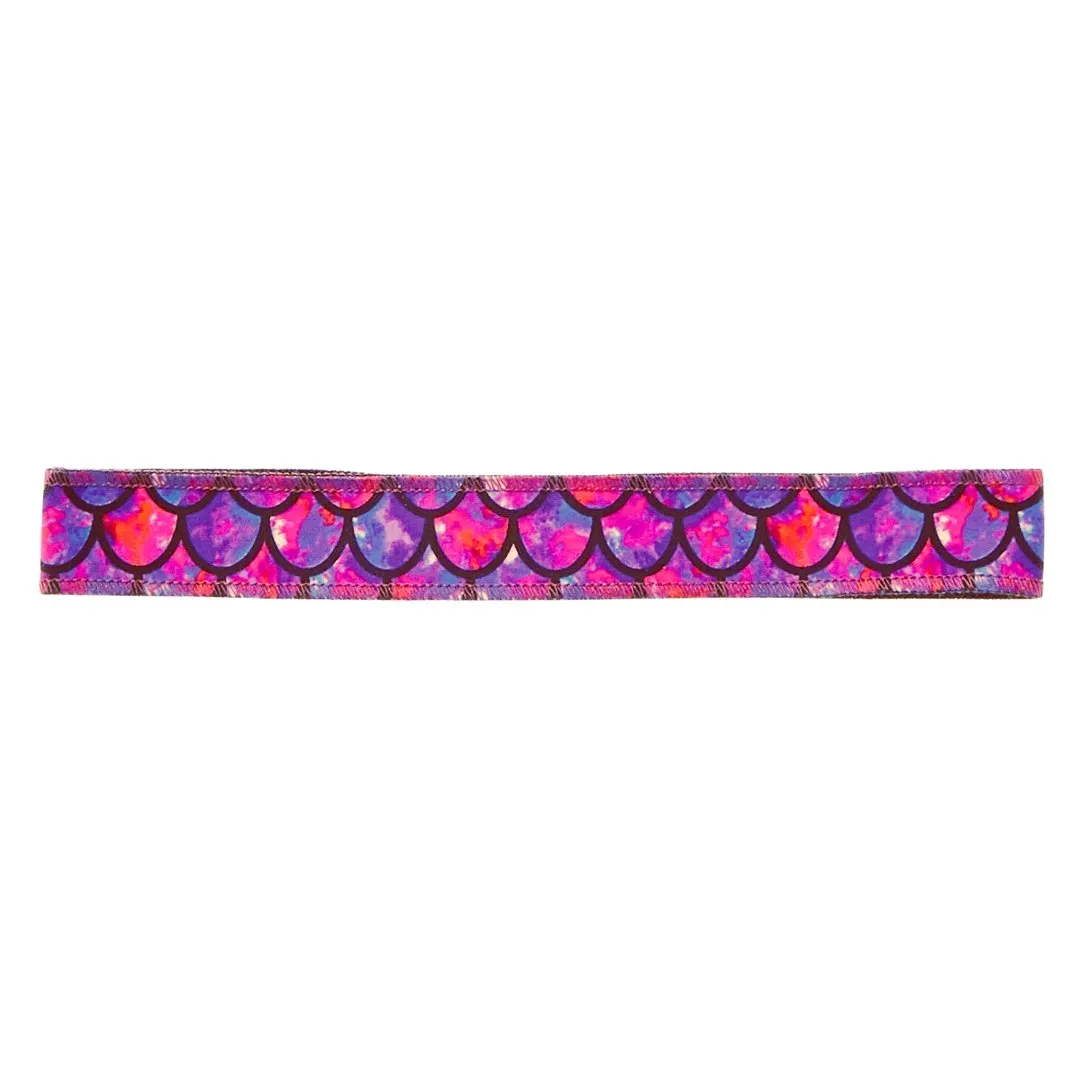 Magenta Mermaid Non-Slip Headband