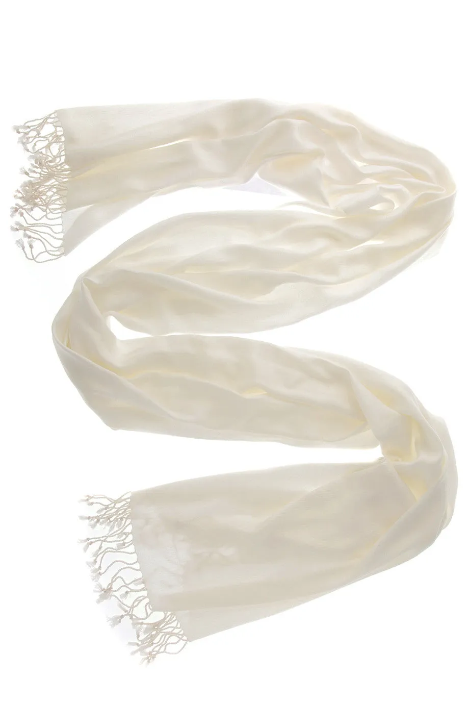 MAYA Viscose White Woman Scarf