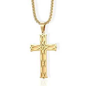 Men's Christian Necklace <br> Christian Cross