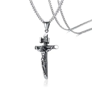 Men's Christian Necklace <br> INRI