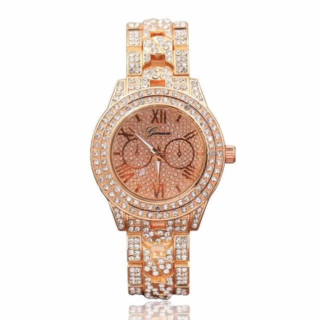 Metal Bracelet Quartz Wrist watch For Women