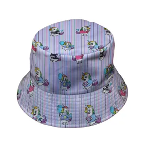 Moodicorn Rainbow Stripes Bucket Hat