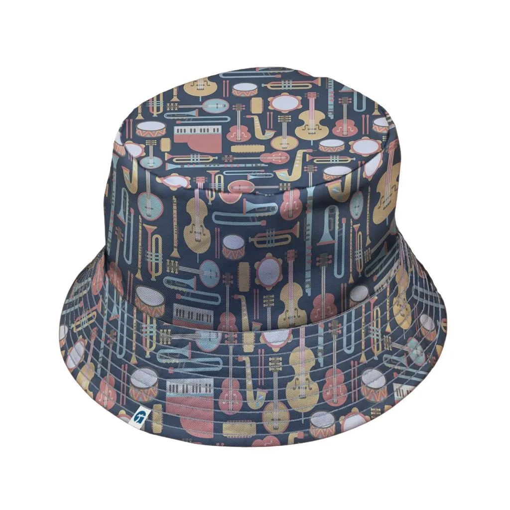 Musical Instruments Bucket Hat