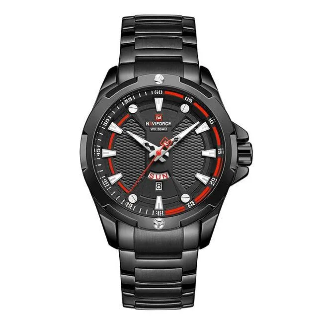 NAVIFORCE Luxury Quartz Men Watches Waterproof