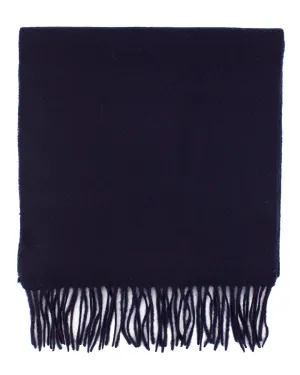 Navy Wool Scarf