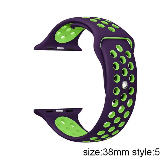 New Arrival Colorful Silicone S t r a p Series1 2 Rubber Sport Bracelet Wrist B a n d Men Women Clock P