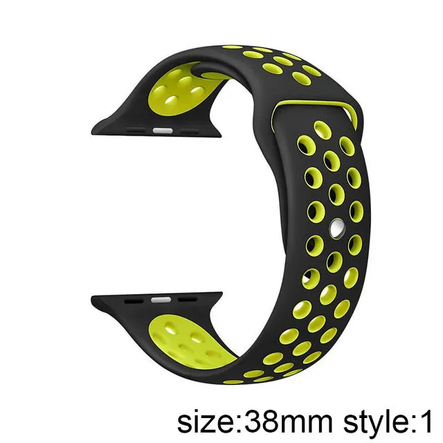 New Arrival Colorful Silicone S t r a p Series1 2 Rubber Sport Bracelet Wrist B a n d Men Women Clock P