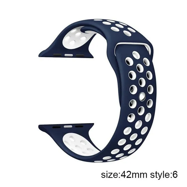 New Arrival Colorful Silicone S t r a p Series1 2 Rubber Sport Bracelet Wrist B a n d Men Women Clock P