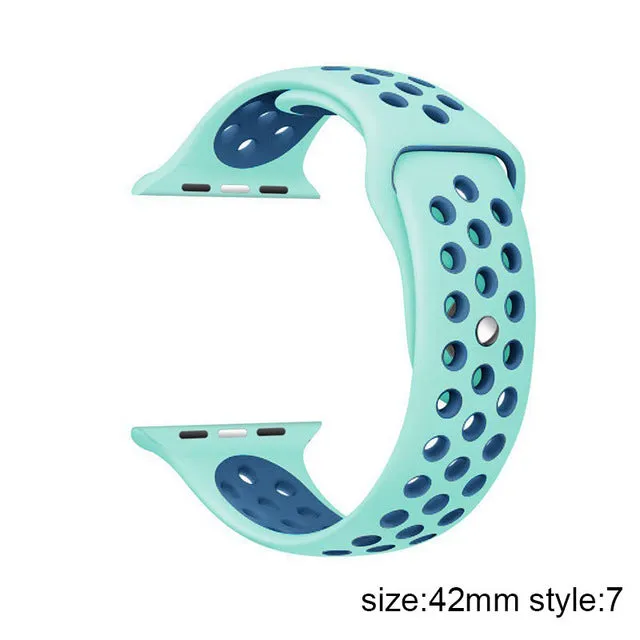 New Arrival Colorful Silicone S t r a p Series1 2 Rubber Sport Bracelet Wrist B a n d Men Women Clock P