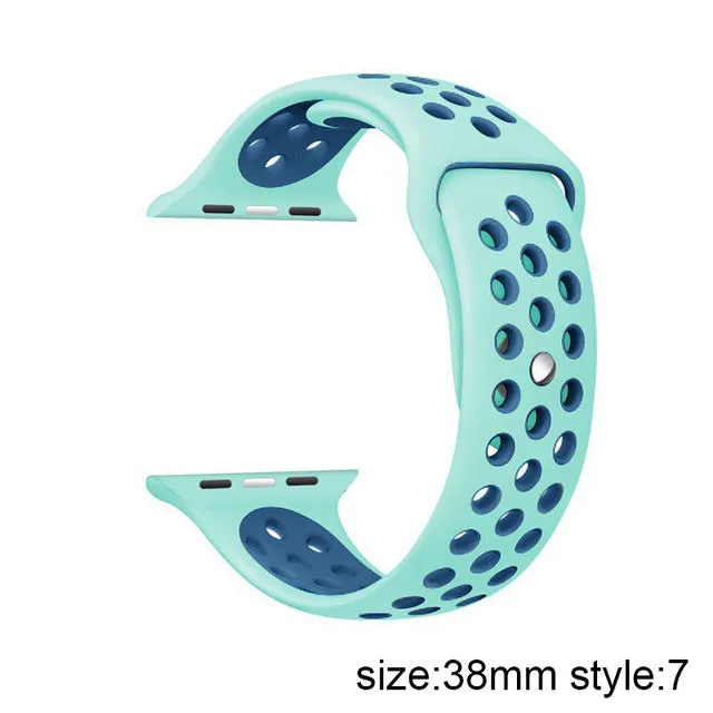 New Arrival Colorful Silicone S t r a p Series1 2 Rubber Sport Bracelet Wrist B a n d Men Women Clock P