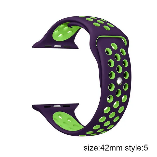 New Arrival Colorful Silicone S t r a p Series1 2 Rubber Sport Bracelet Wrist B a n d Men Women Clock P