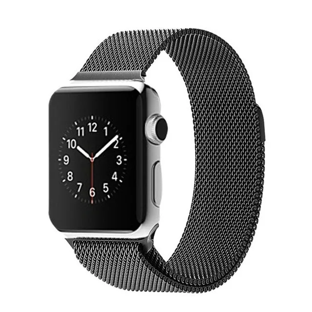 New Fashion Watch B a n d Milanese Loop Steel Freely Fully Magnetic Closure Clasp Clock S t r a p s 38-42mm Digital Watch