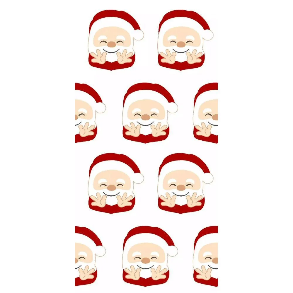 N.J Products 22cm Hello Santa Hanky (Pack of 10)