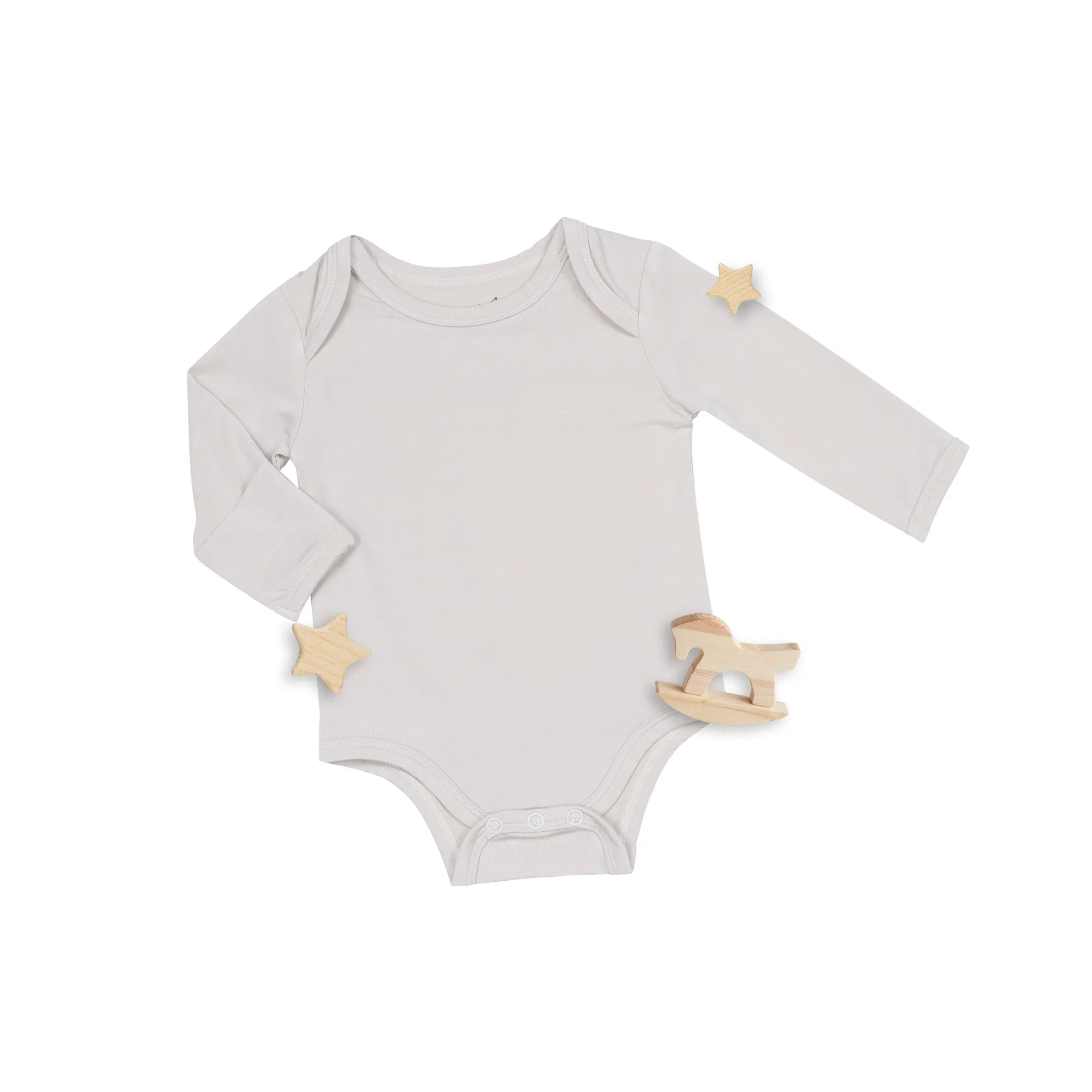 Nyte Nyte Long Sleeve Bone Onesie