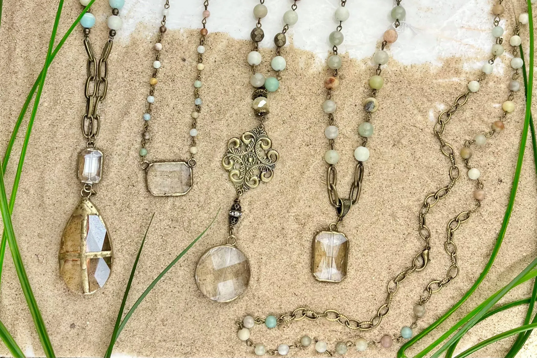 Ocean Amazonite Necklaces