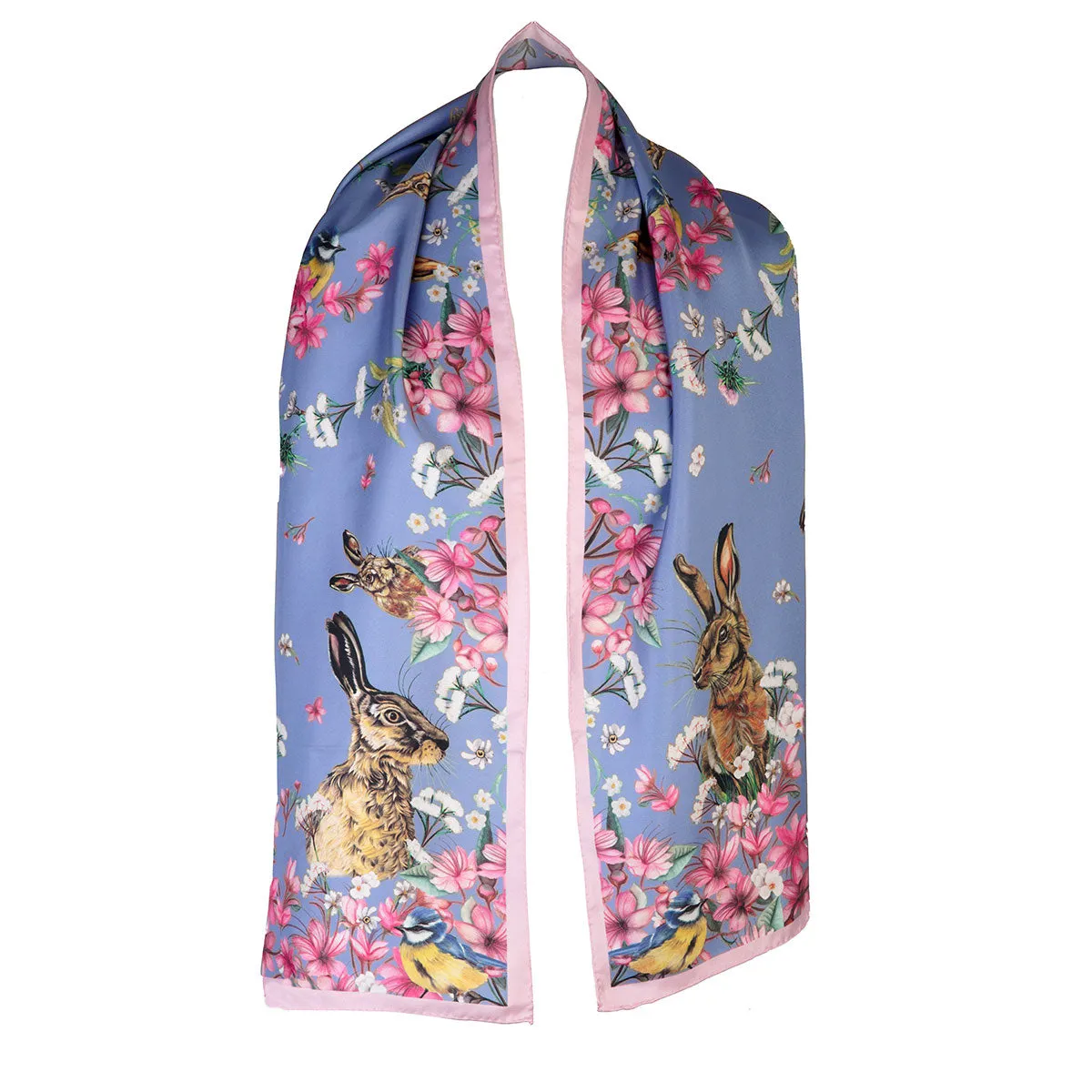 Oopsie Daisy Periwinkle Classic Silk Scarf