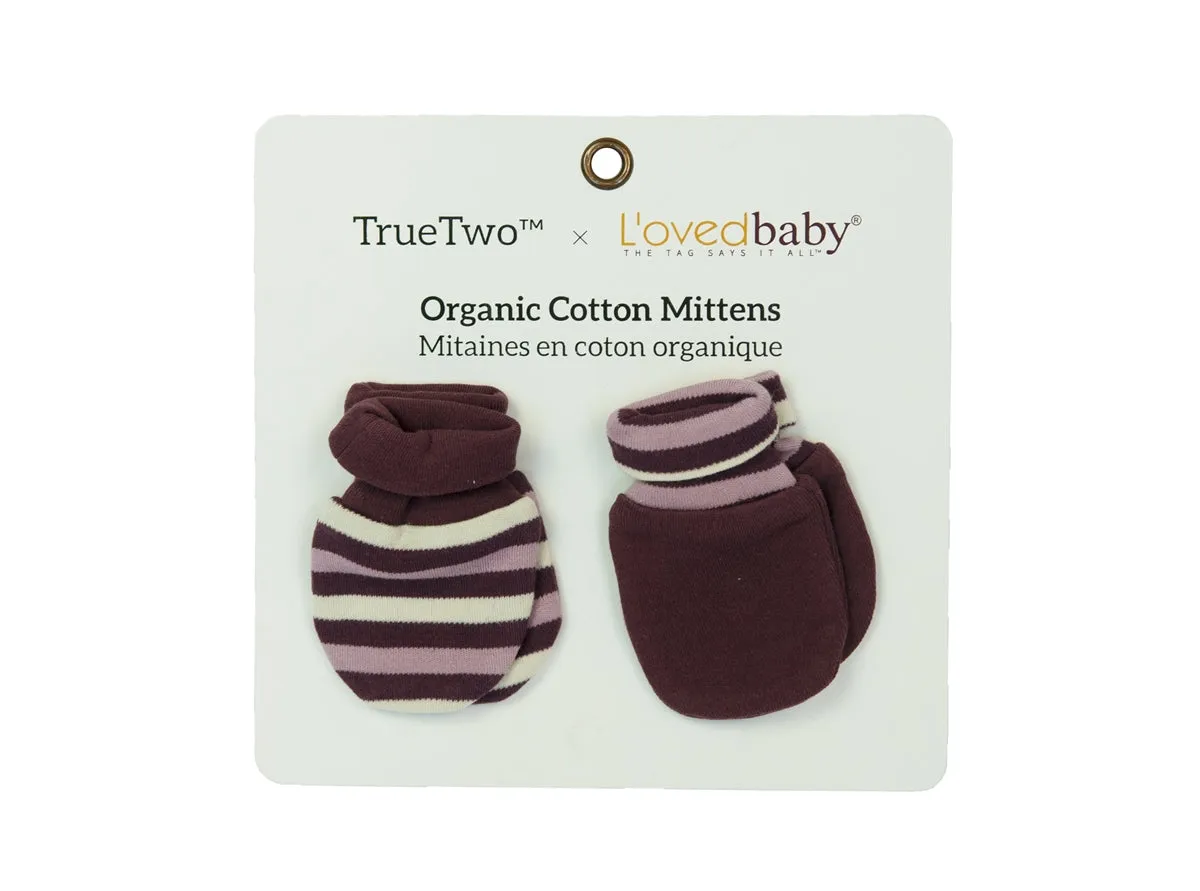 Organic Scratch Mittens Double Set