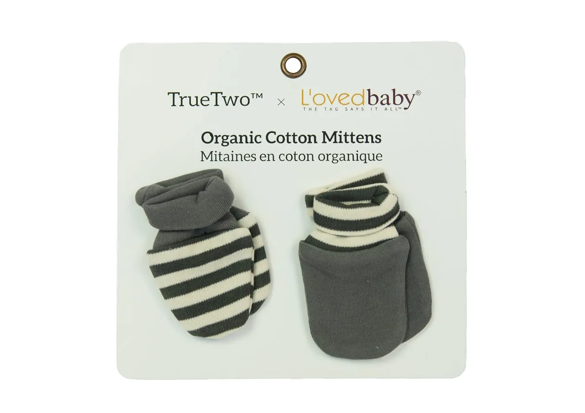 Organic Scratch Mittens Double Set