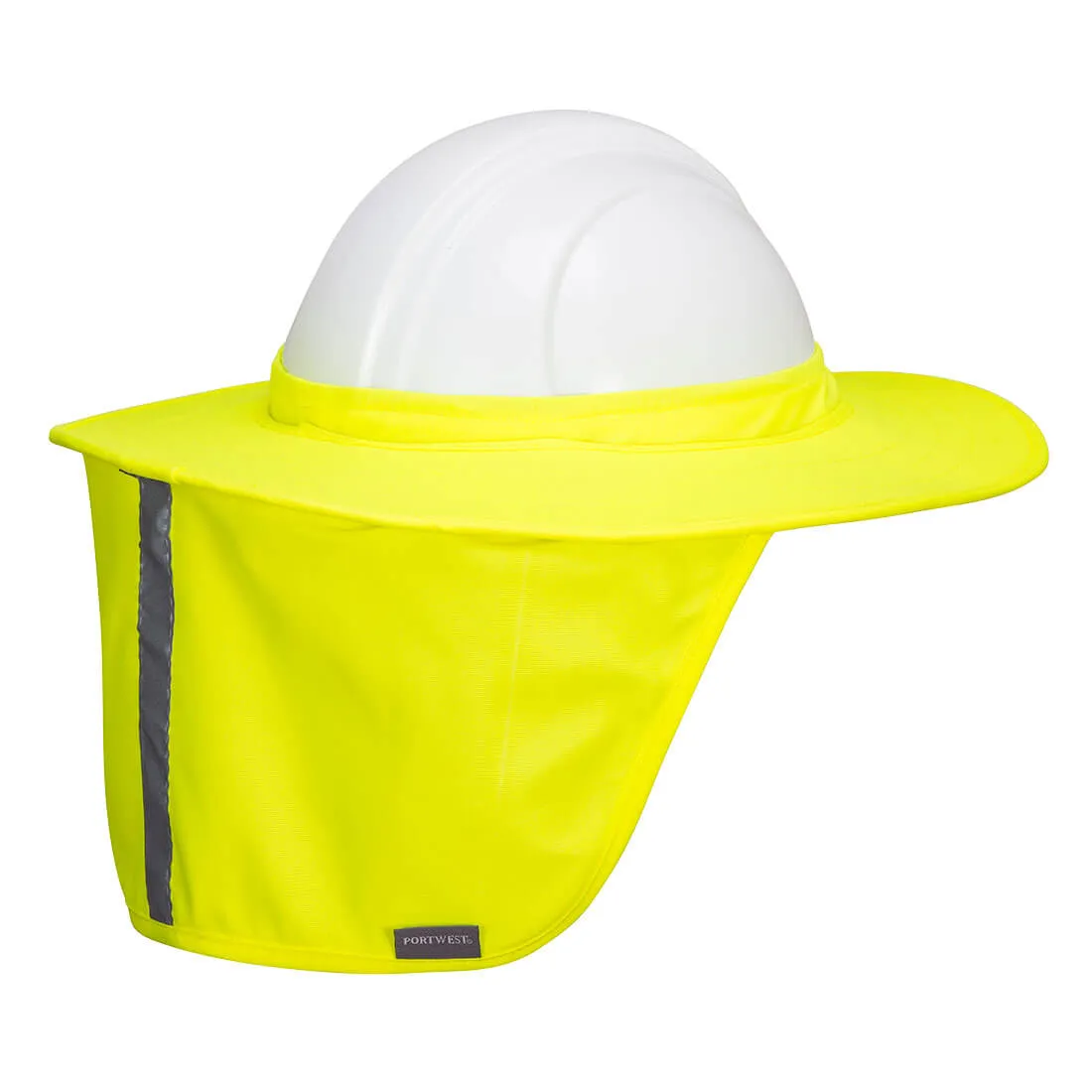 Portwest Hi-Vis Hard Hat Brim with Neck Shade (HA21)