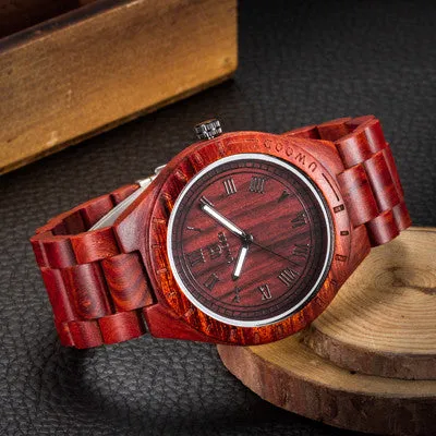 QUartz UWOOD Wooden Watch