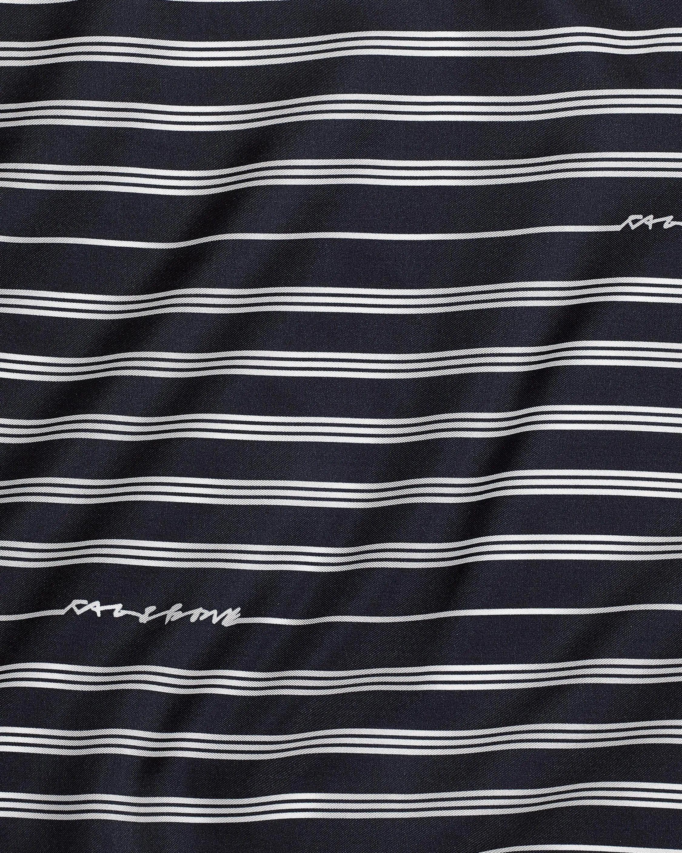 Rag & Bone - Narrow Silk Scarf in Navy