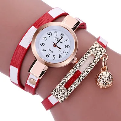 Relogio Feminino Woman Watches 2017 Brand Luxury Watch PU Leather Bracelet Quartz Dress Clock montre femme marque de luxe