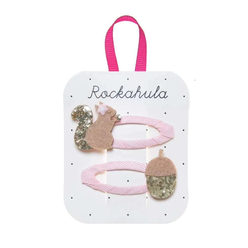 Rockahula Hair Clips Set Sukie Squirrel