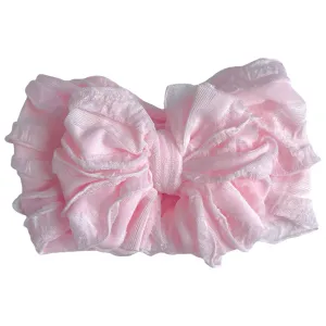 Rockin Royalty Baby Girl Perfect Pink Ruffled Headband