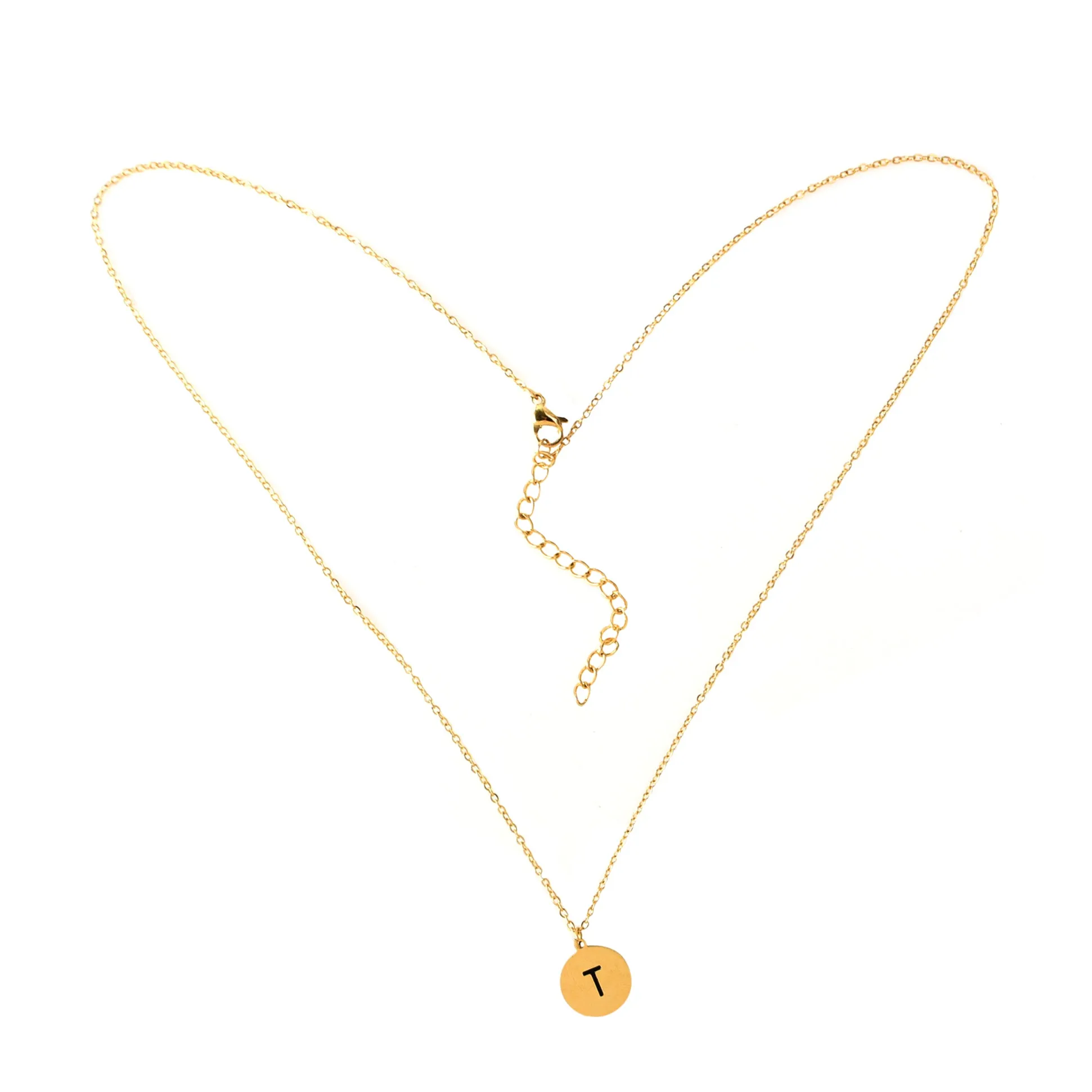 Round Necklace, Gold