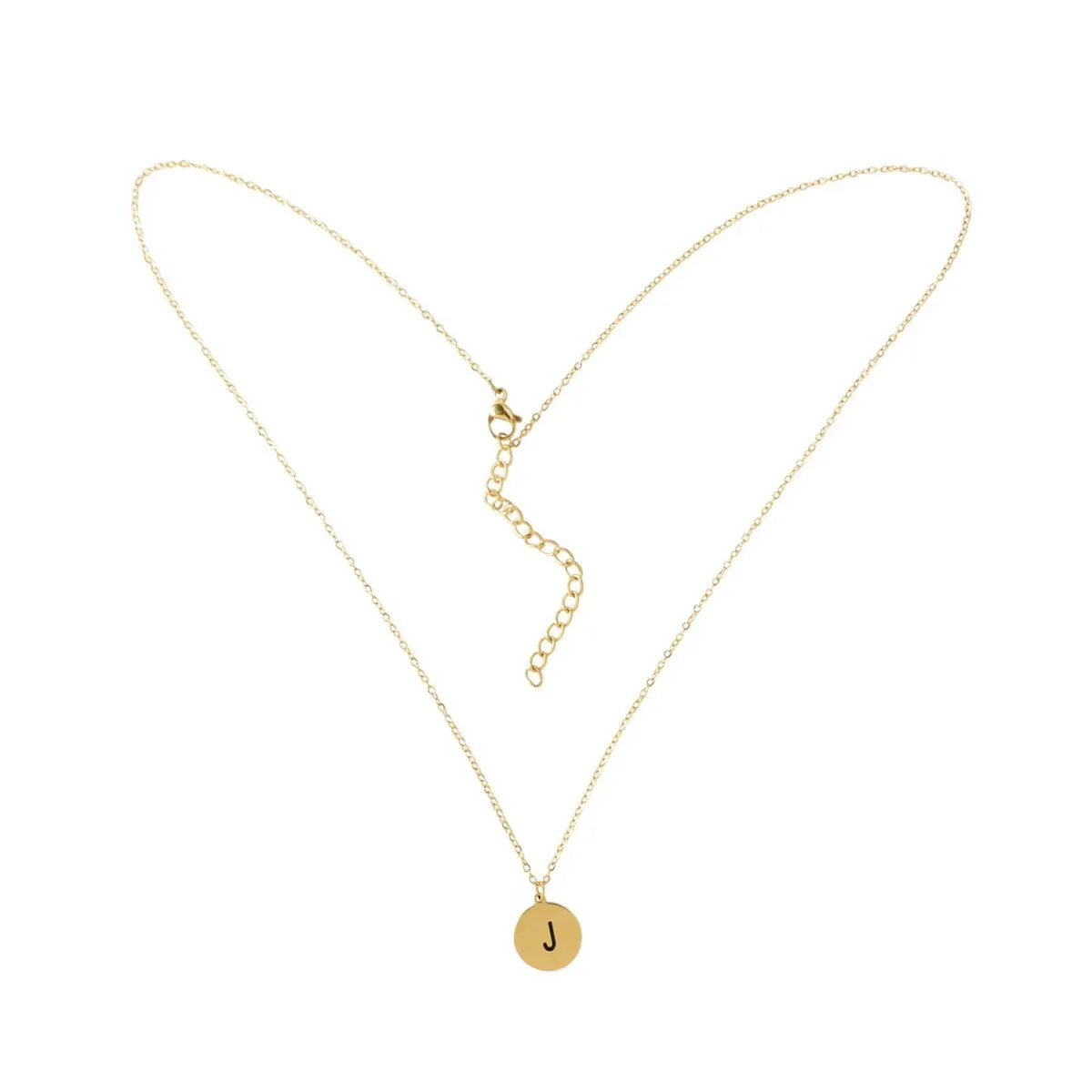 Round Necklace, Gold