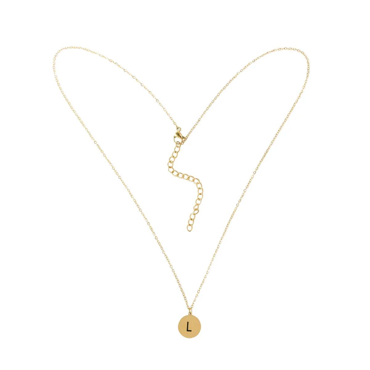 Round Necklace, Gold