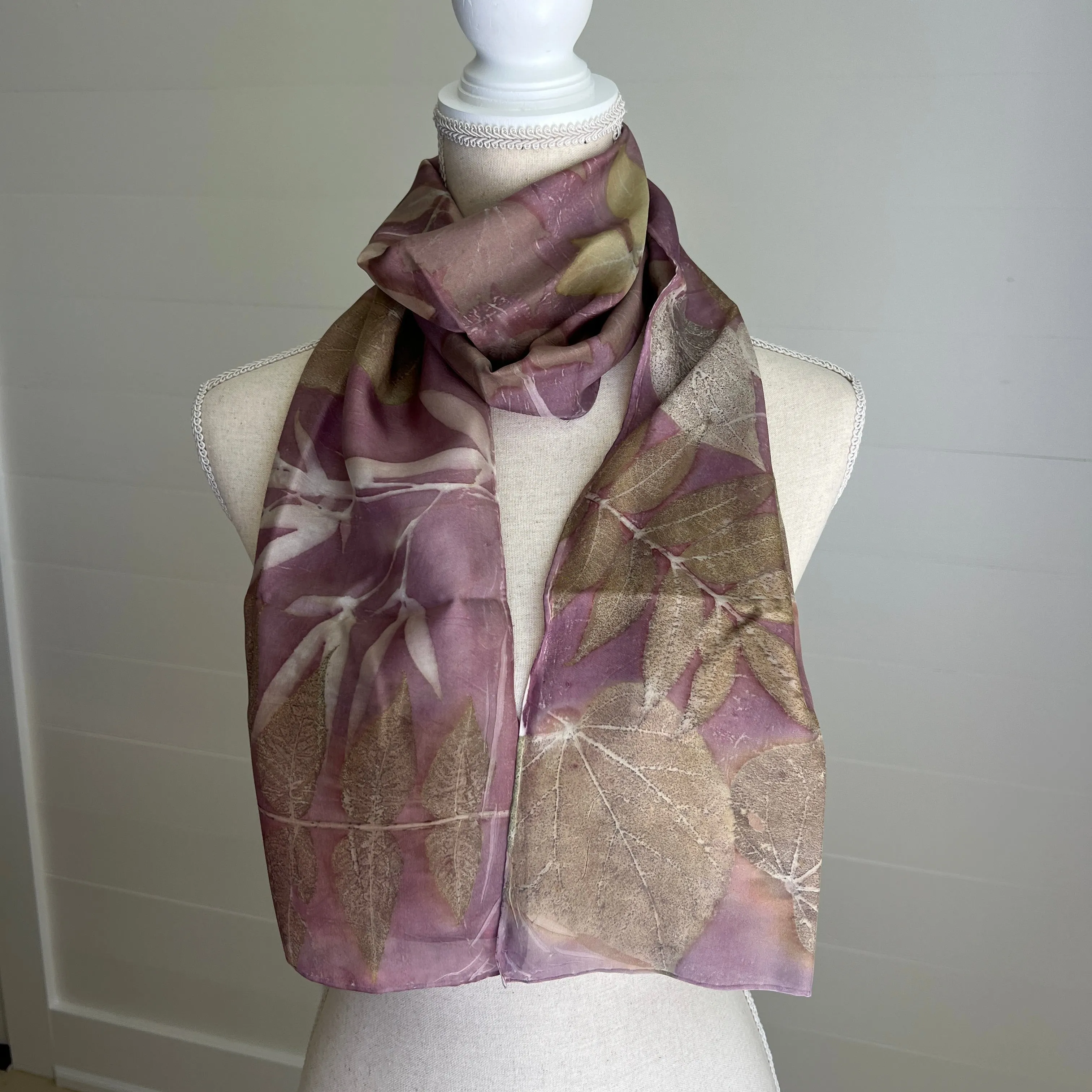 Silk Scarf | "Dolly" Cochineal - Sappanwood