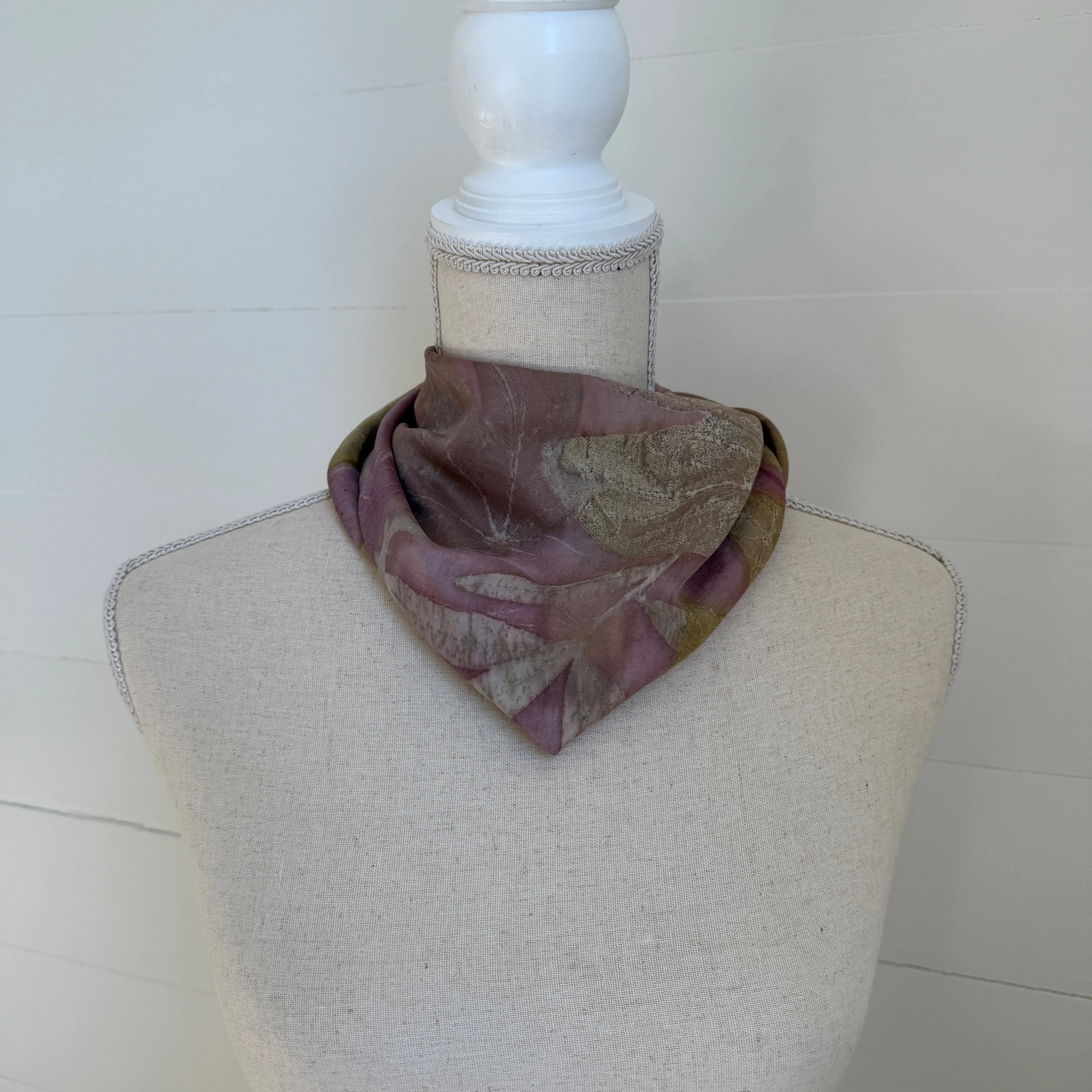 Silk Scarf | "Vicki" Cochineal - Sappanwood