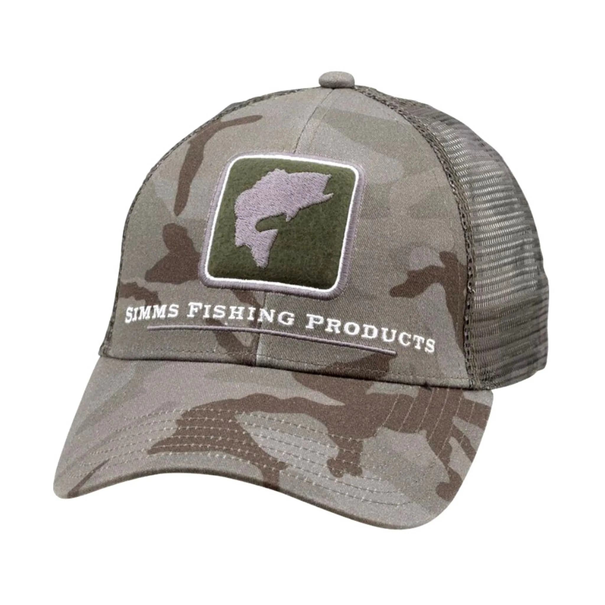 Simms Bass Icon Trucker - Pico Camo Mineral