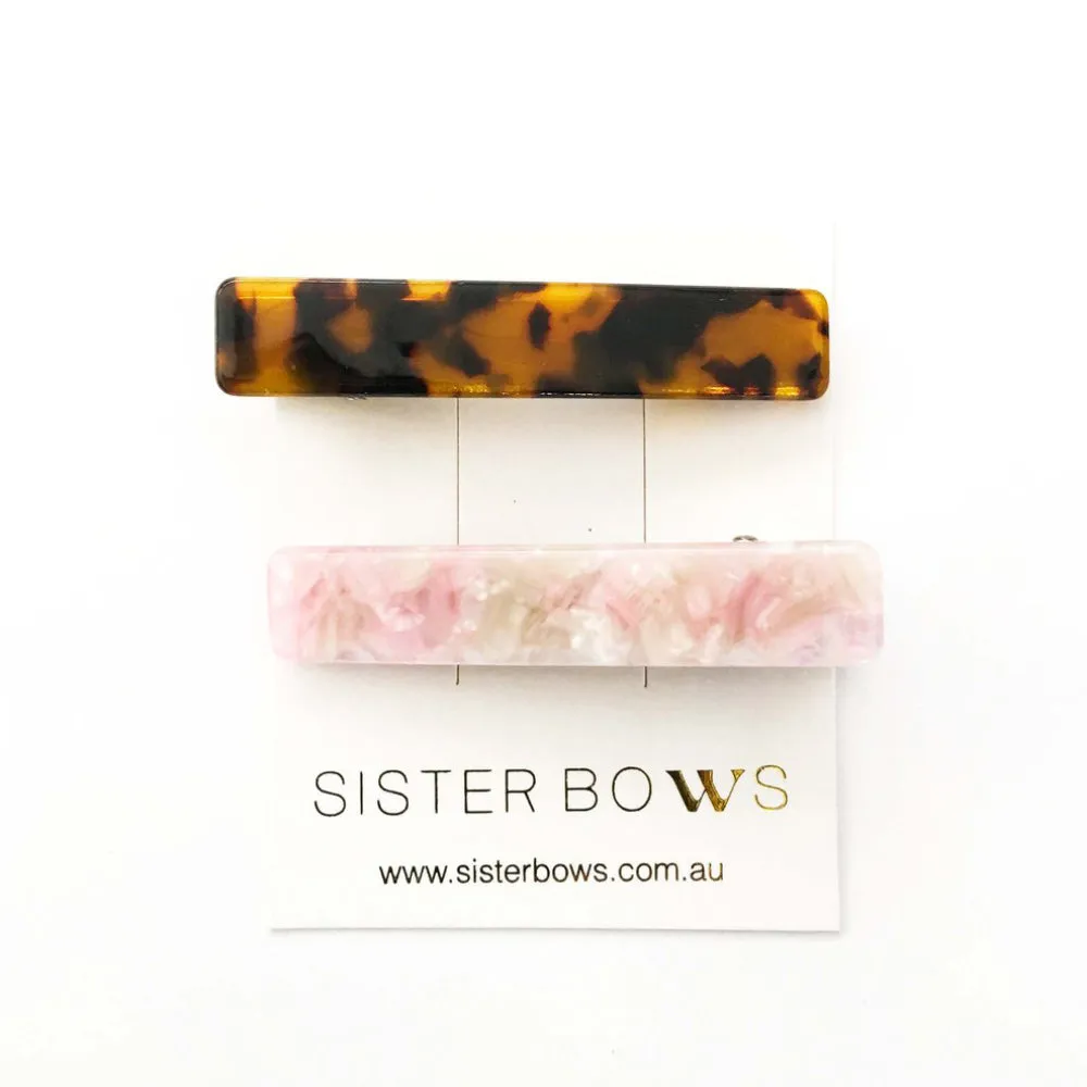 Sister Bows Assorted Tort Hair Clips