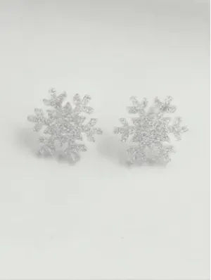 Snowflake Stud Earrings