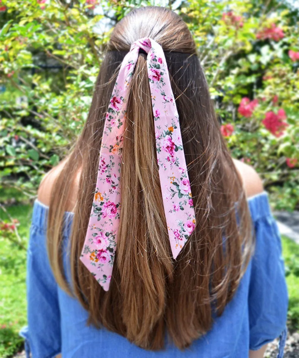 Strawberry Pink Floral Women's Tie