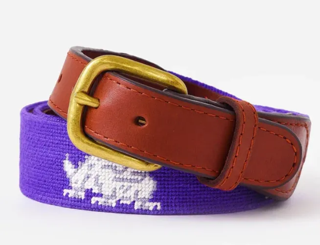 TCU Children's Needlepoint Belt