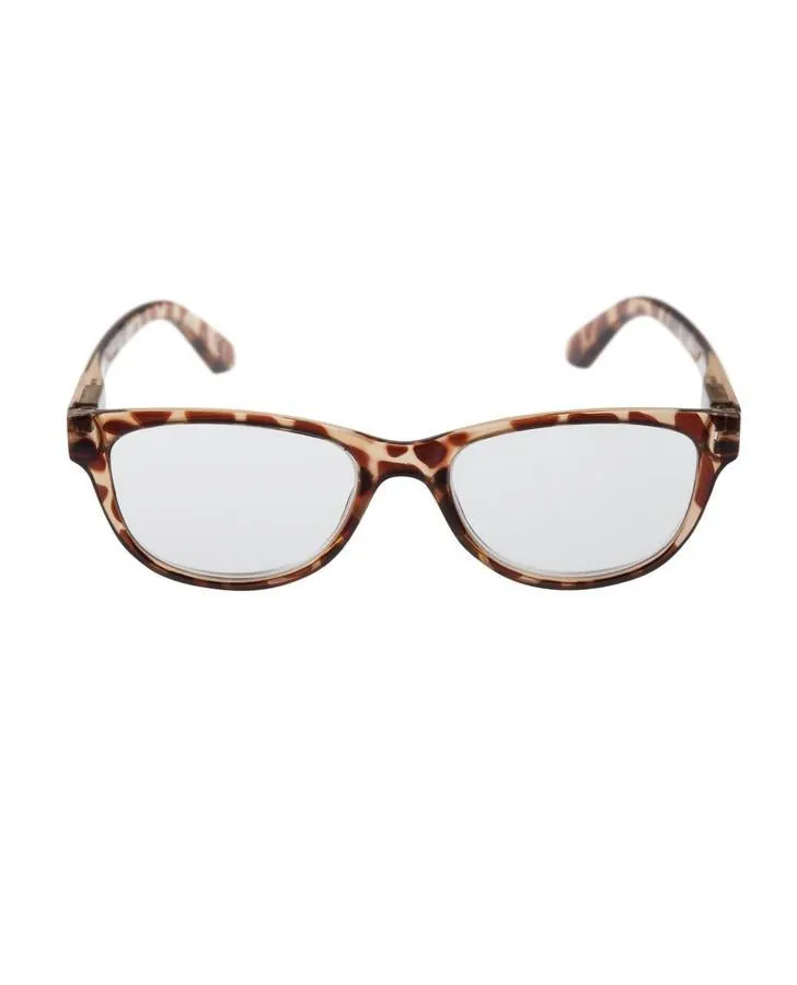 Thin Oval Tortoiseshell Reading Glasses