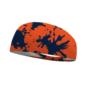 Tie Dye Team Colors Collection Performance Wicking Headband (multiple colors to choose from)