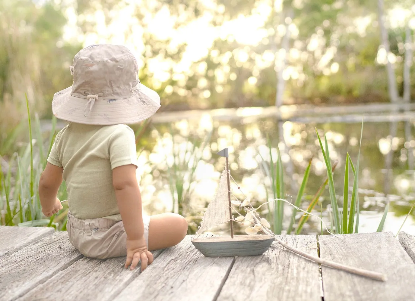 Toshi Sun Hat Playtime Dinosauria