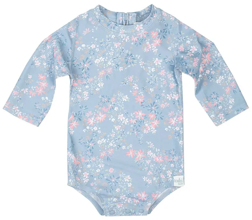 Toshi Swim Baby Onesie Long Sleeve Athena Dusk