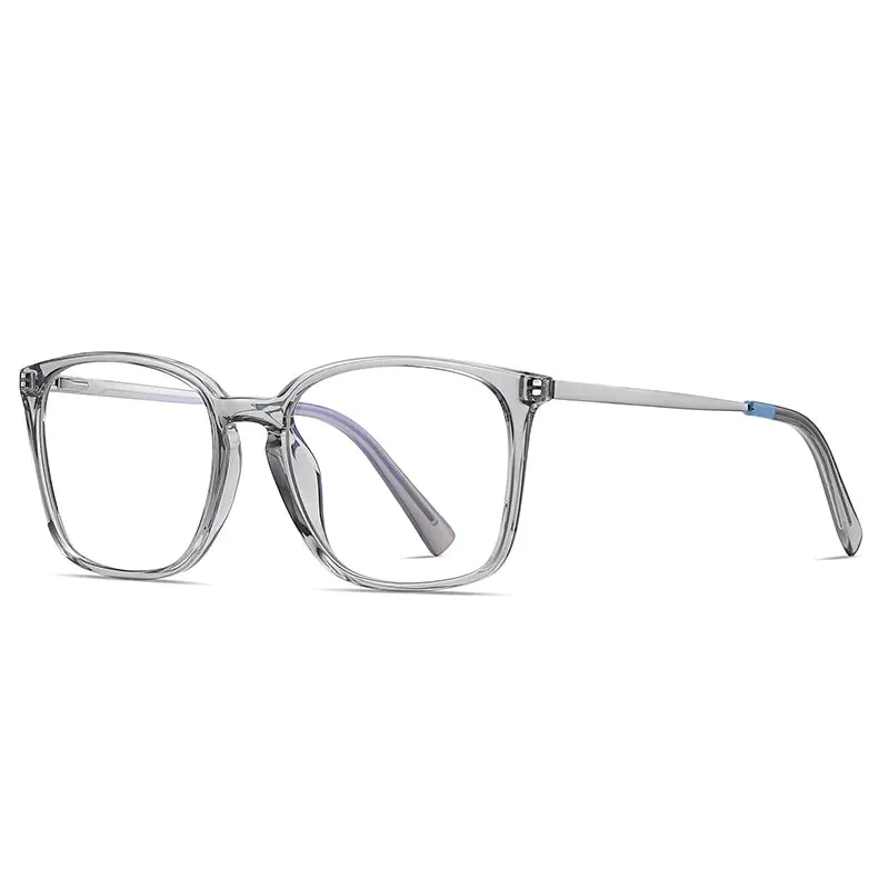 Vicky Men's Full Rim Square Tr 90 Titanium Reading Eyeglasses 2079